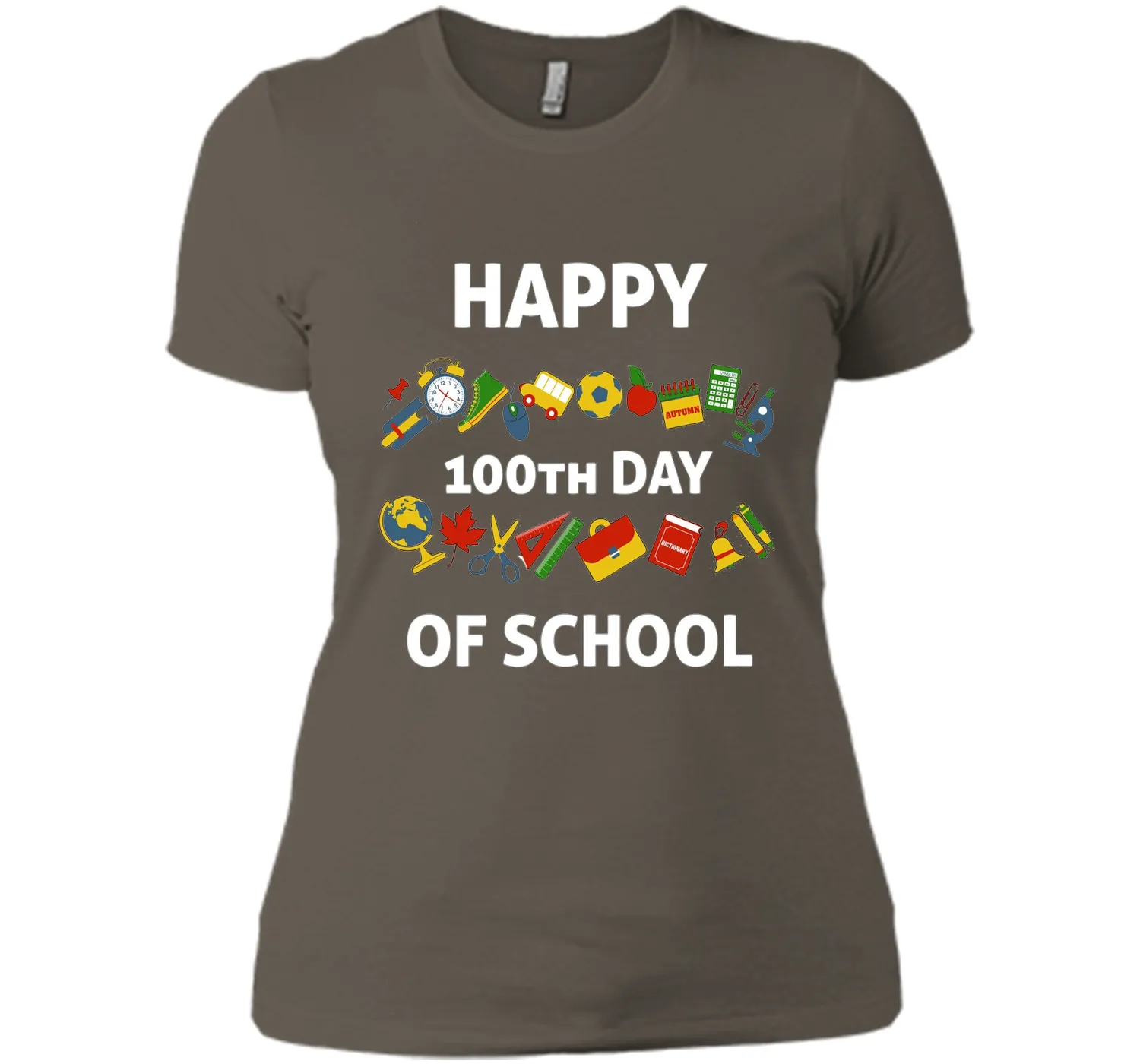 100th Day of School T-Shirt Happy 100th Day of School Tee