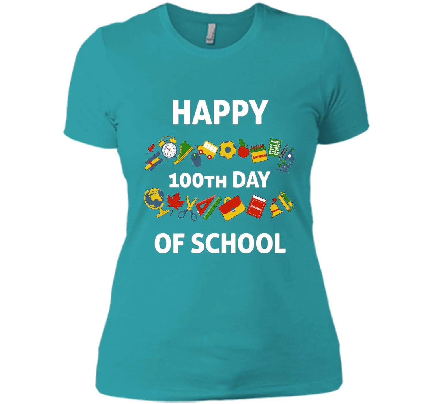 100th Day of School T-Shirt Happy 100th Day of School Tee