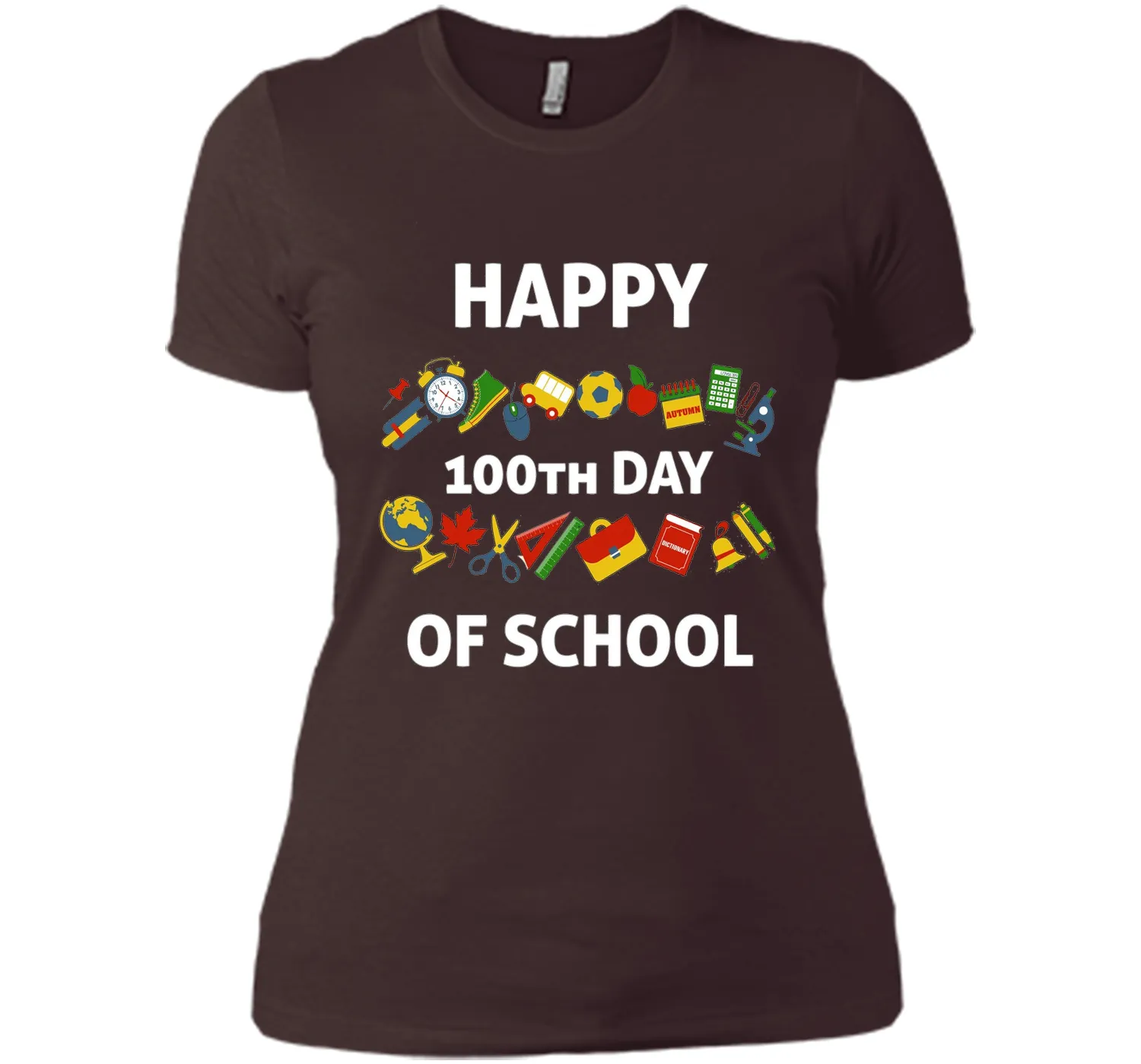 100th Day of School T-Shirt Happy 100th Day of School Tee