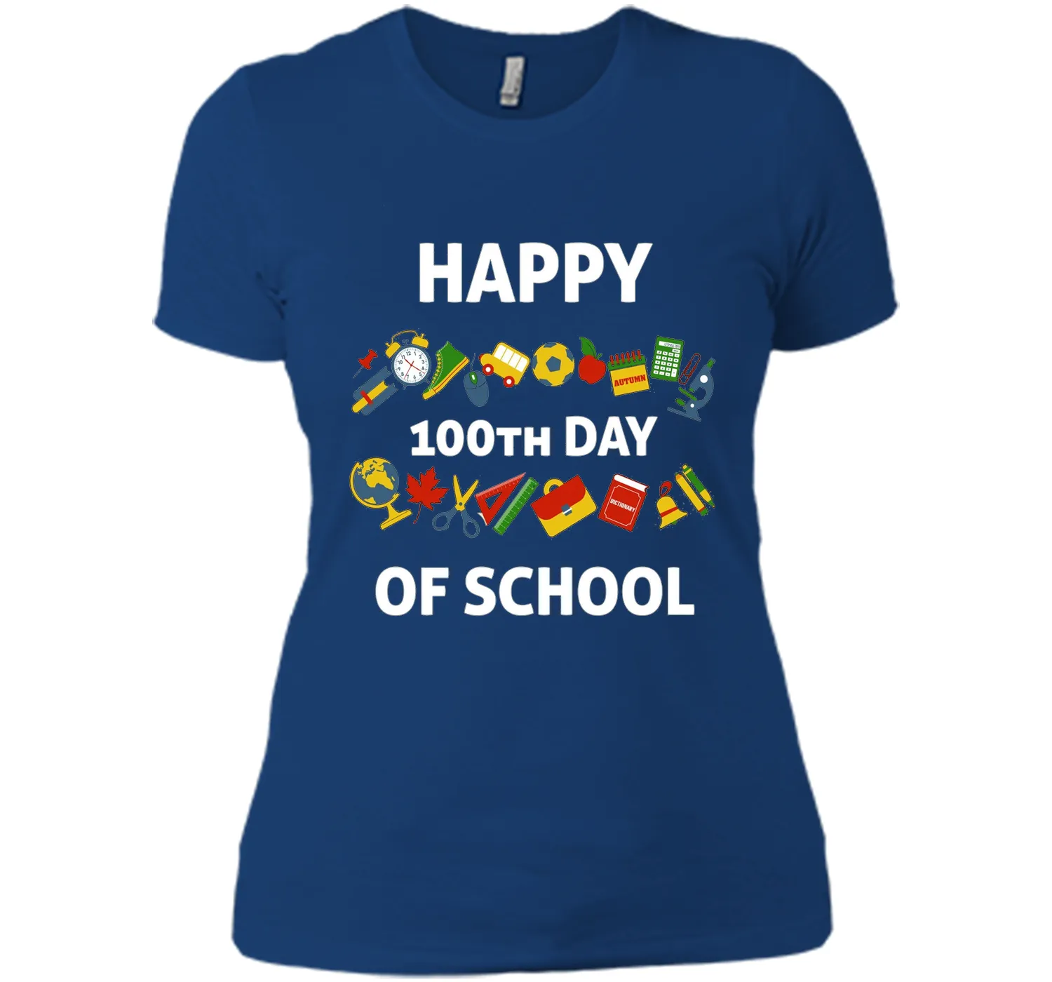 100th Day of School T-Shirt Happy 100th Day of School Tee