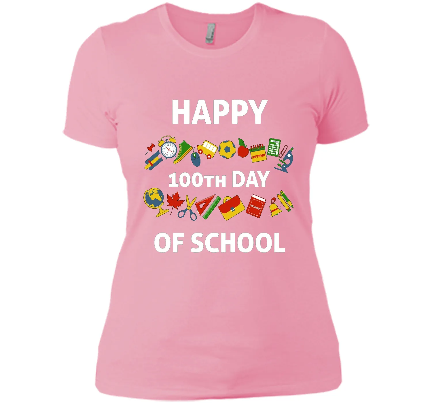 100th Day of School T-Shirt Happy 100th Day of School Tee
