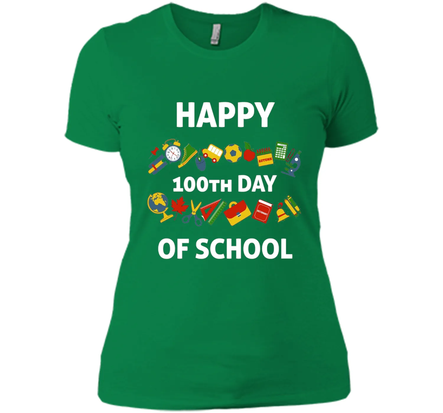 100th Day of School T-Shirt Happy 100th Day of School Tee