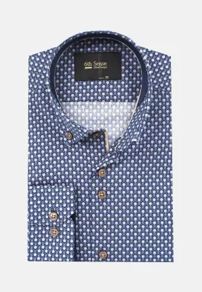 6th Sense Regular-Fit Button-Down Shirt | Print #2