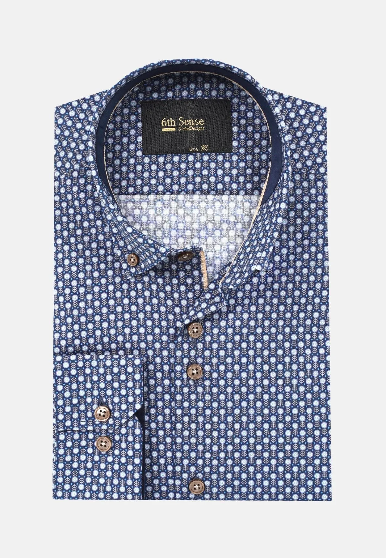 6th Sense Regular-Fit Button-Down Shirt | Print #2