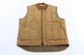 80's Walls Blizzard-Pruf Tan Zip Up Vest