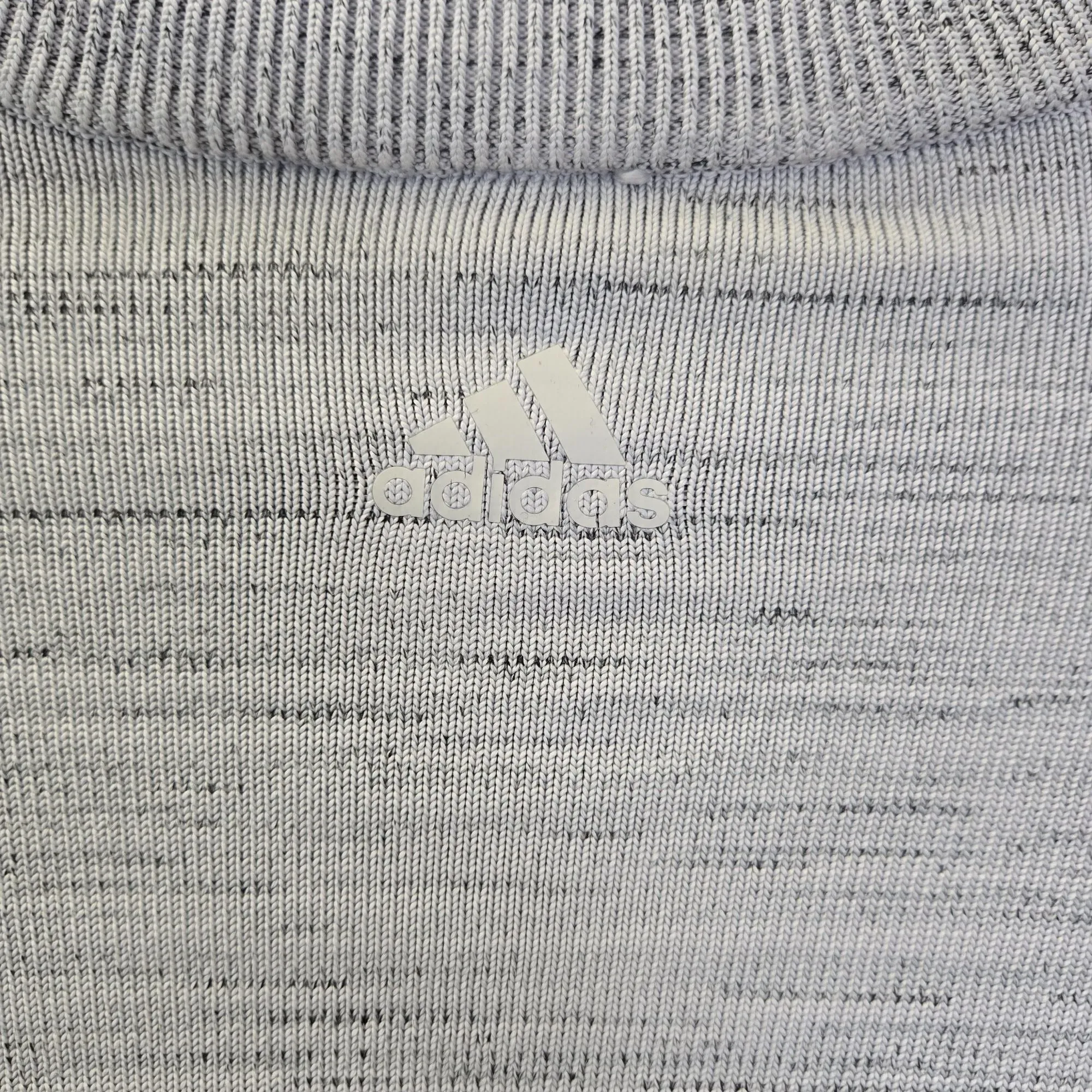 Adidas Textured Crop Activewear Sweater Size Medium (est)