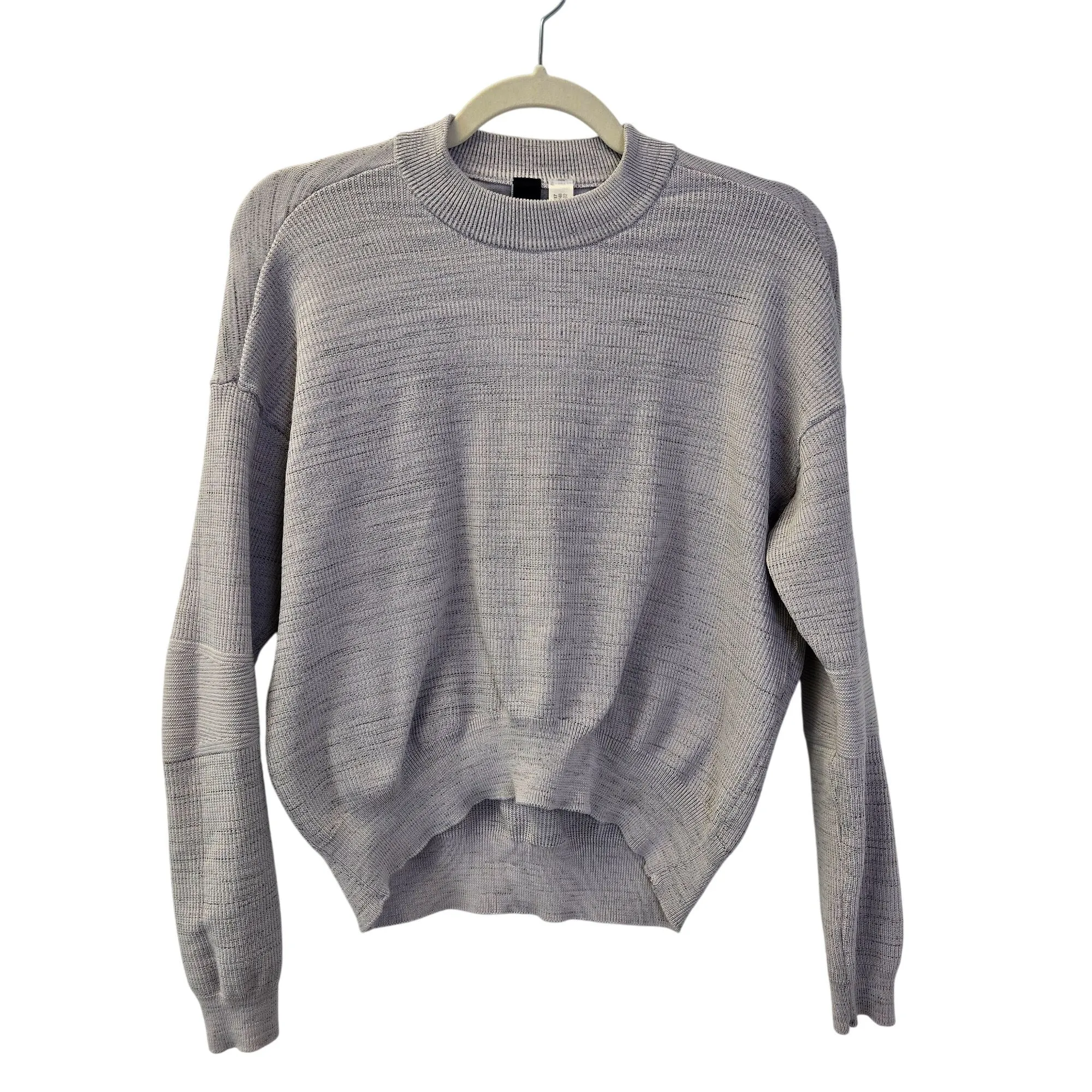 Adidas Textured Crop Activewear Sweater Size Medium (est)