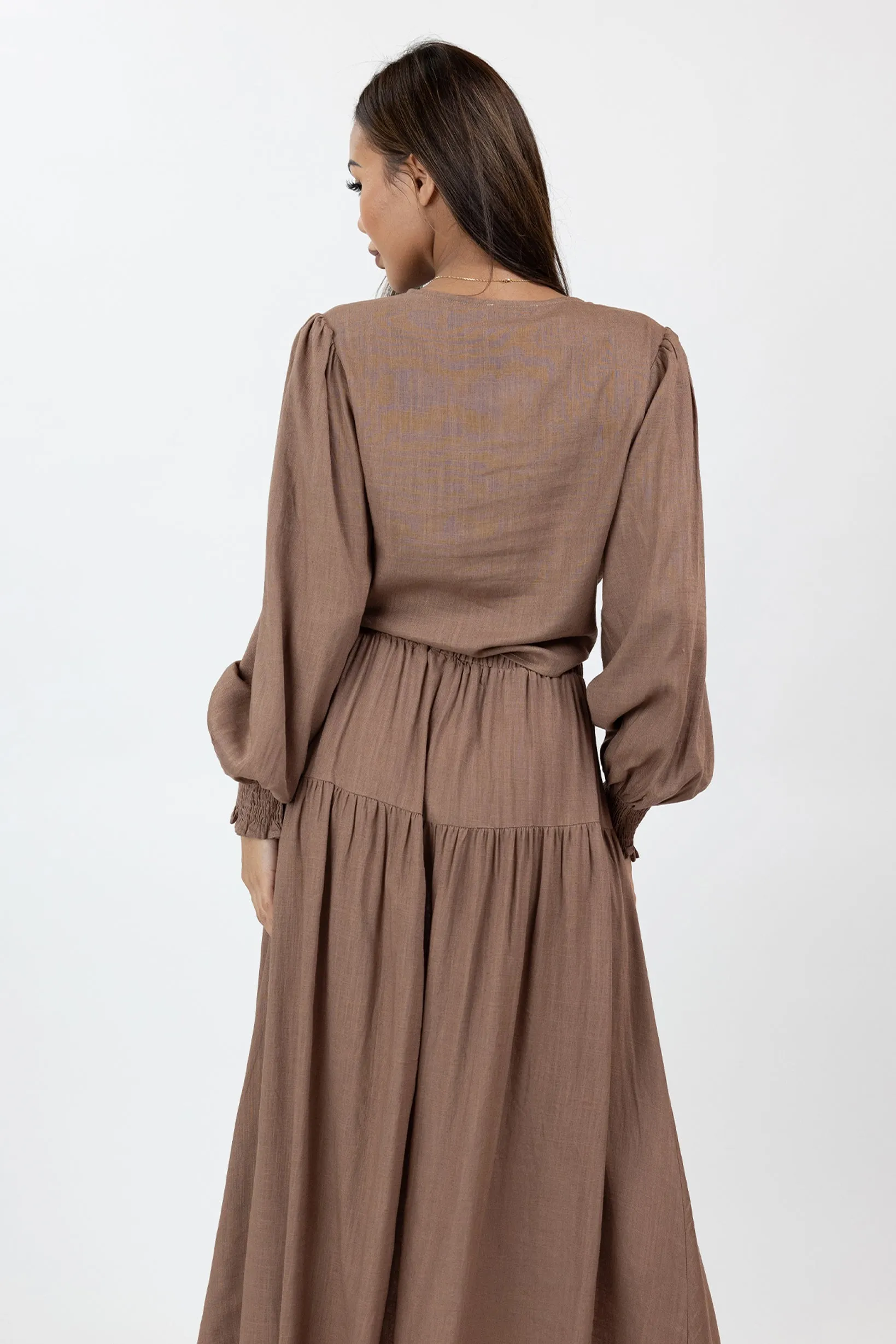 Annie Crop Tie Shirt