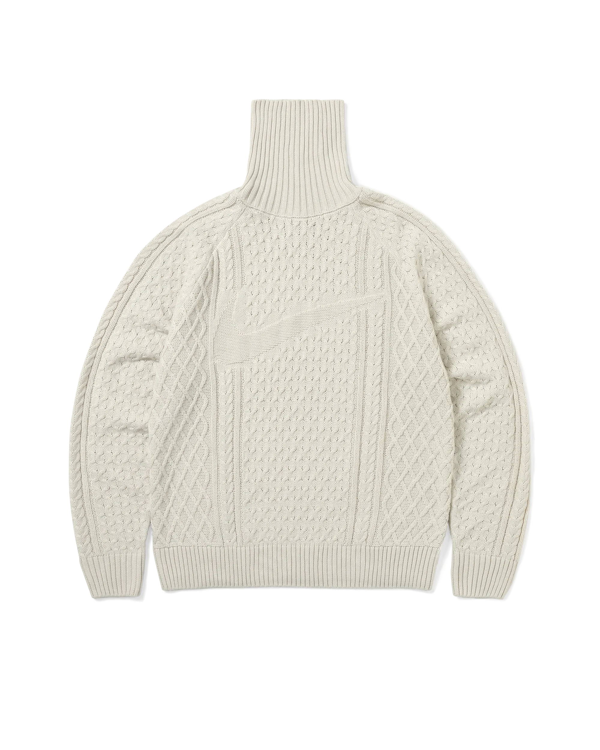 AS M NL CABLE KNIT TURTLENECK