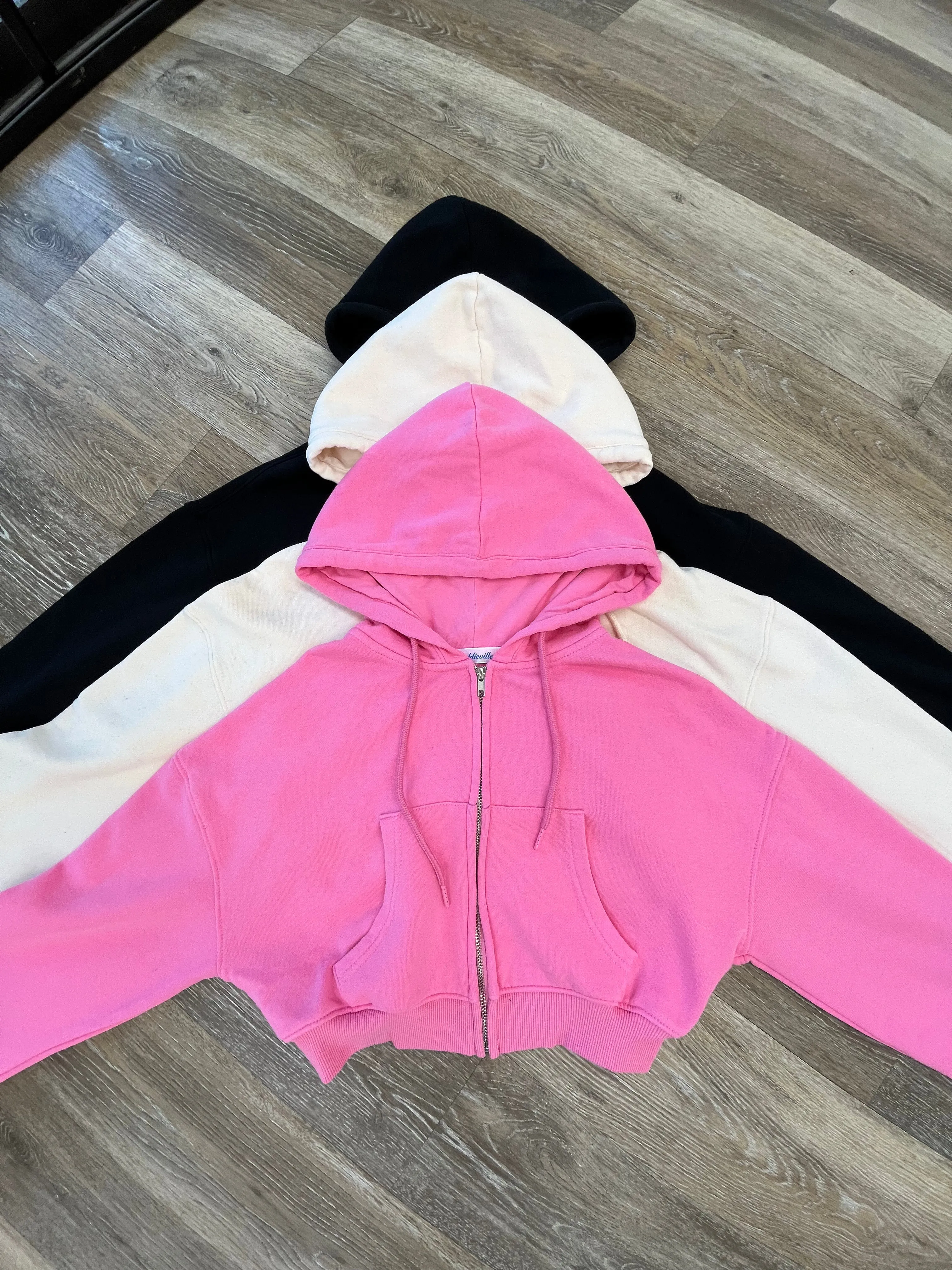 Baddie Crop Hoodie