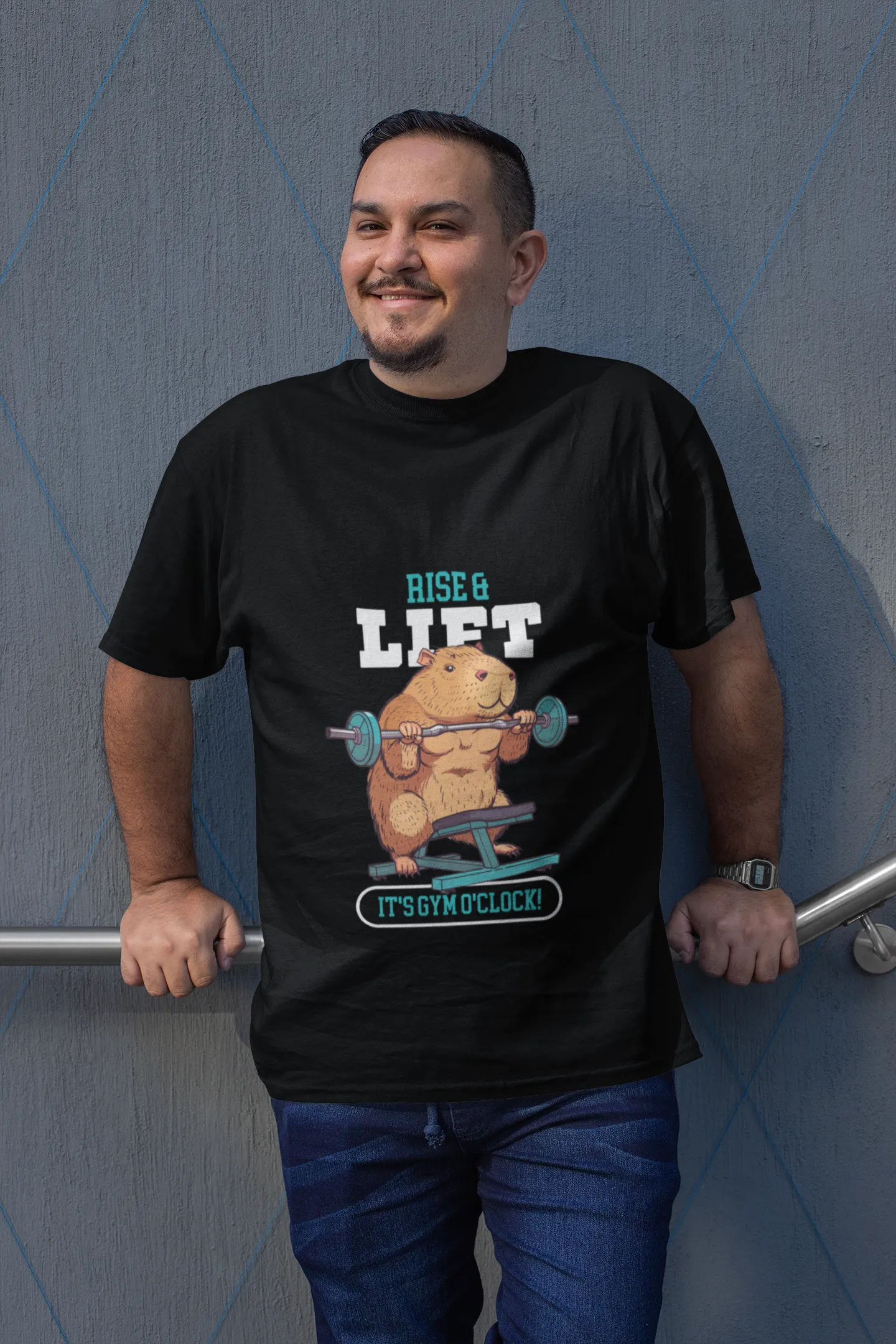 Black Gym Time Plus-size T-Shirt