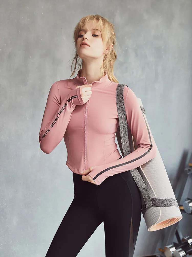 BOOPDO LOLI DESIGN CROPPED TRACKSUIT WITH SIDE STRIPE AND LETTERS DETAIL