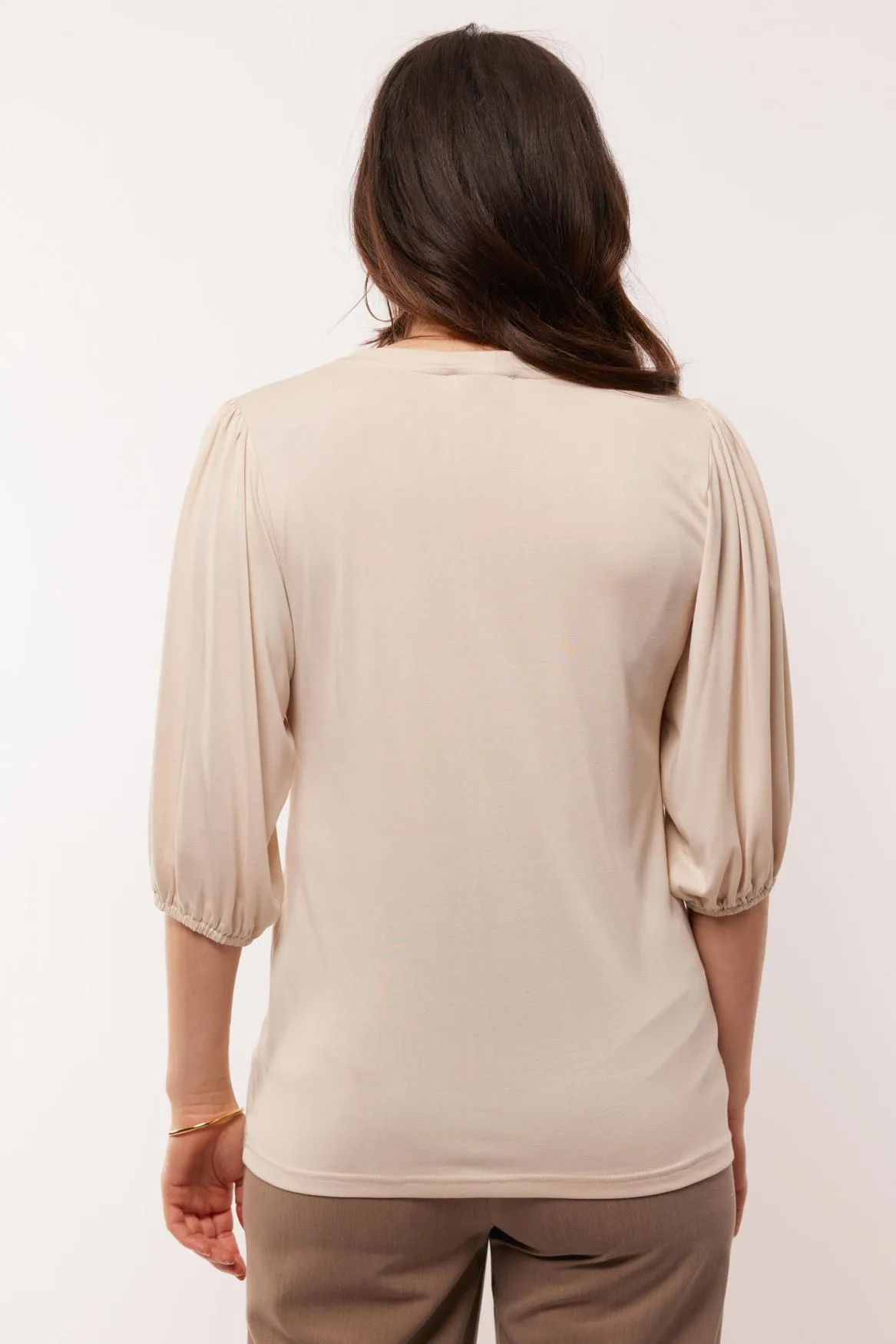 Calista T-shirt | Sand