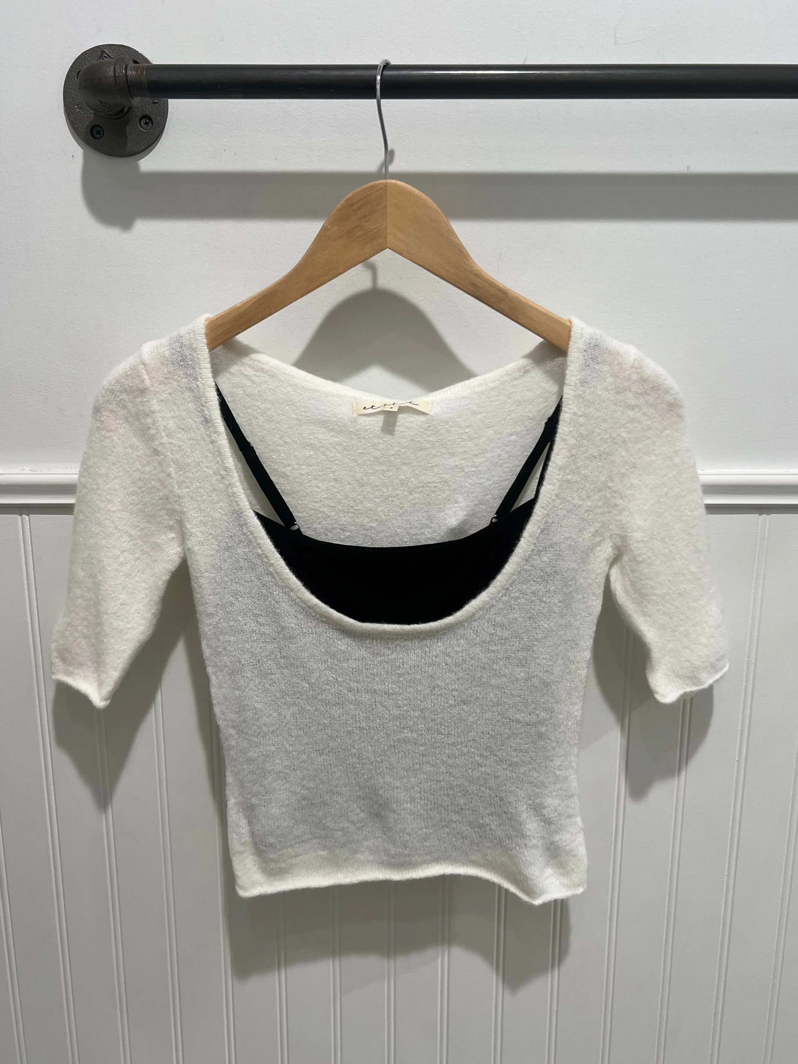 Clarissa Layered Lightweight Sweater Top