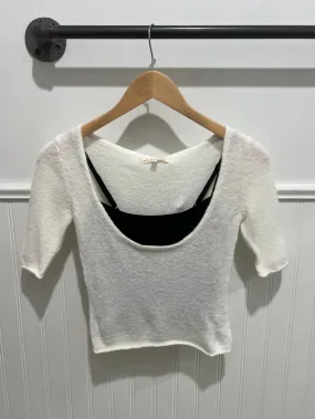 Clarissa Layered Lightweight Sweater Top