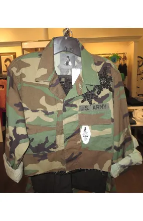 Cropped Gr Camo Deco Black