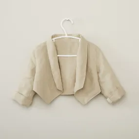 Cropped Linen Jacket