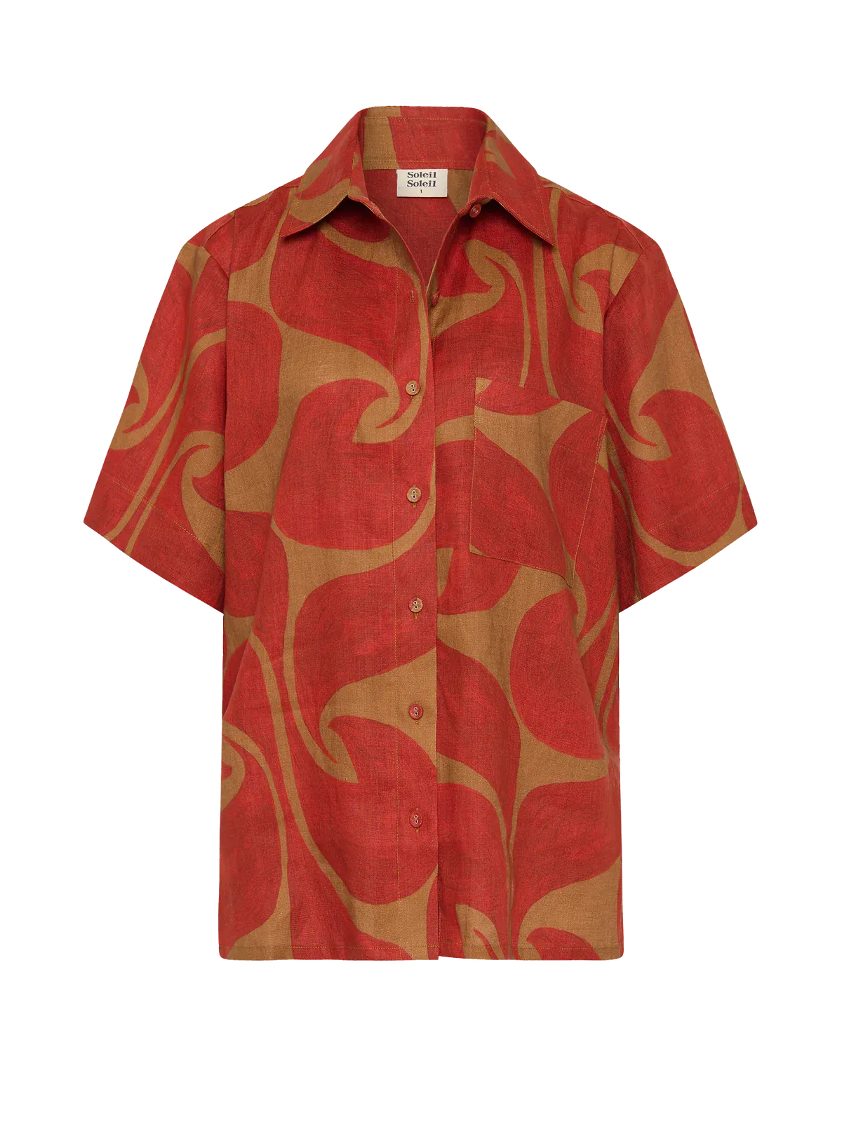 Darcy Shirt- WAVE SPICE