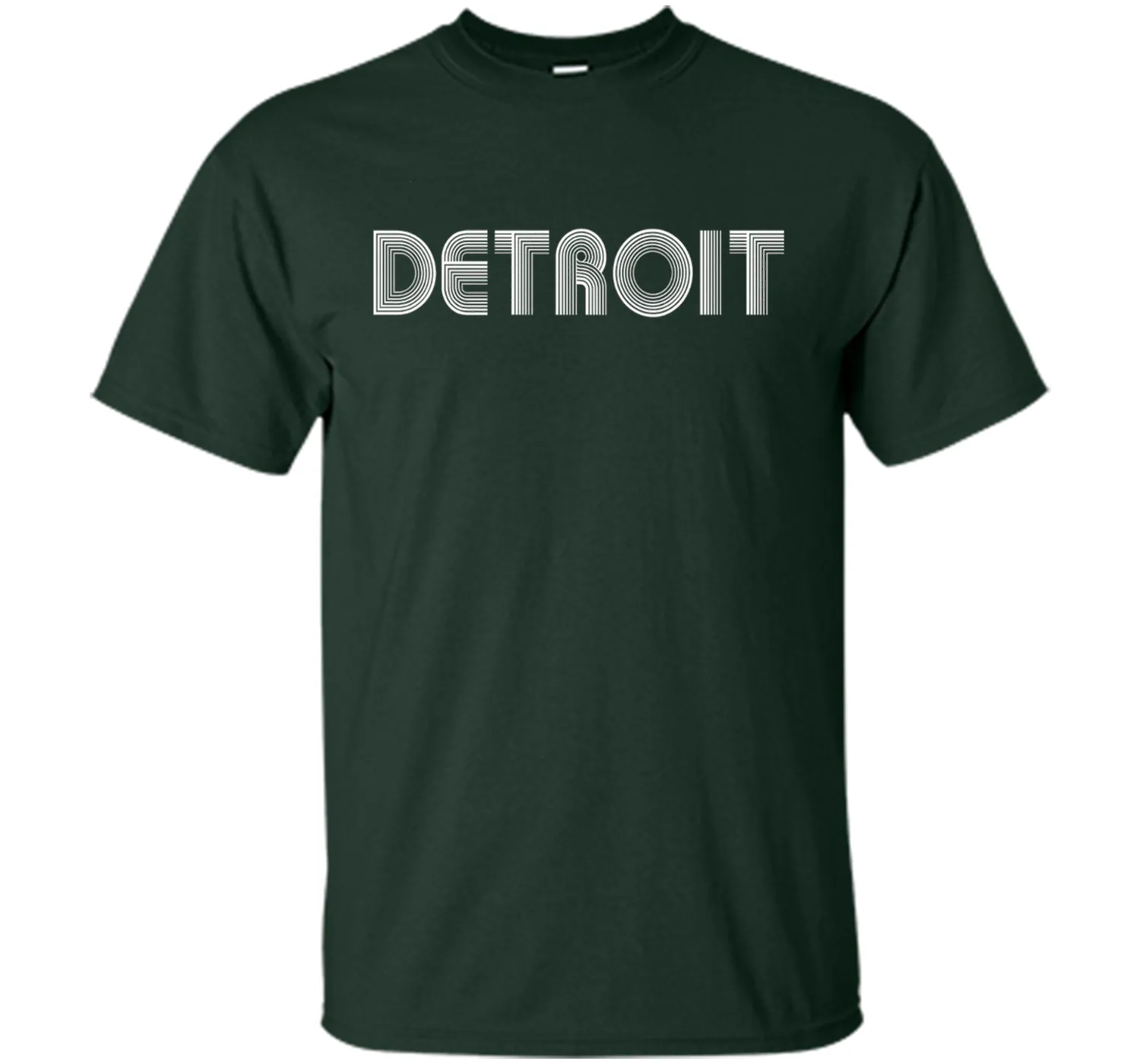 Detroit Michigan Retro - Motor City, Midwest T-Shirt