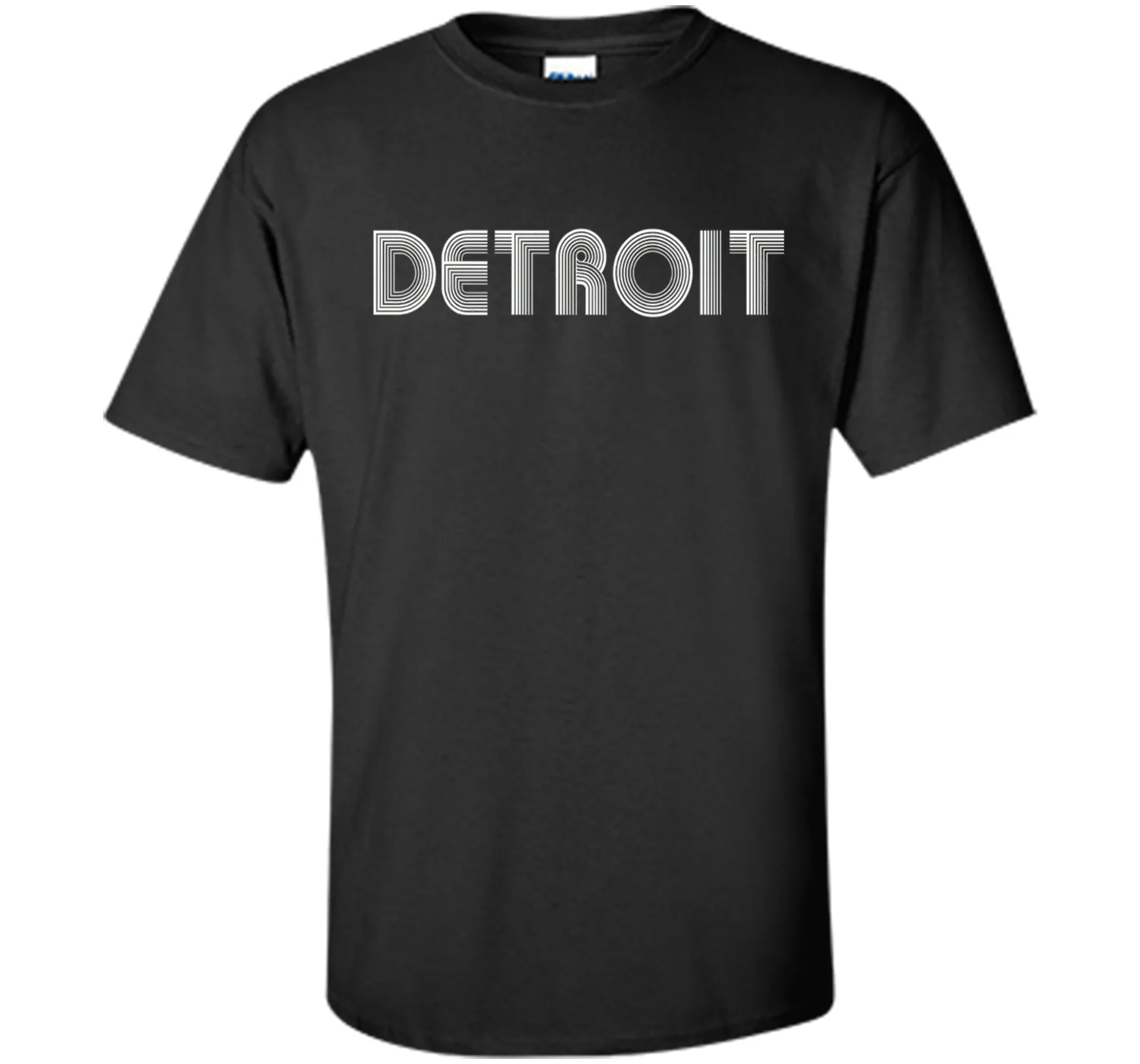Detroit Michigan Retro - Motor City, Midwest T-Shirt
