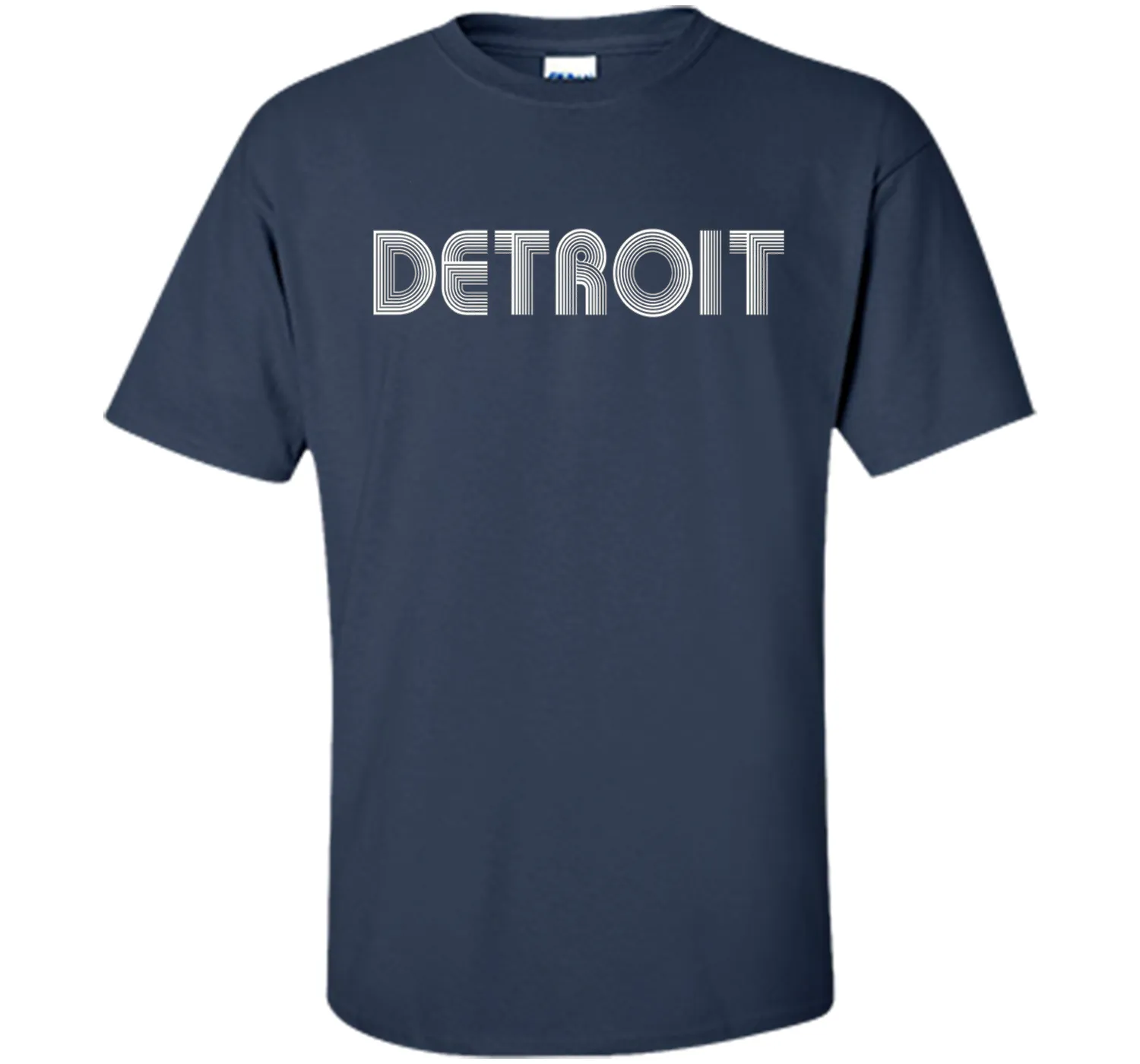 Detroit Michigan Retro - Motor City, Midwest T-Shirt