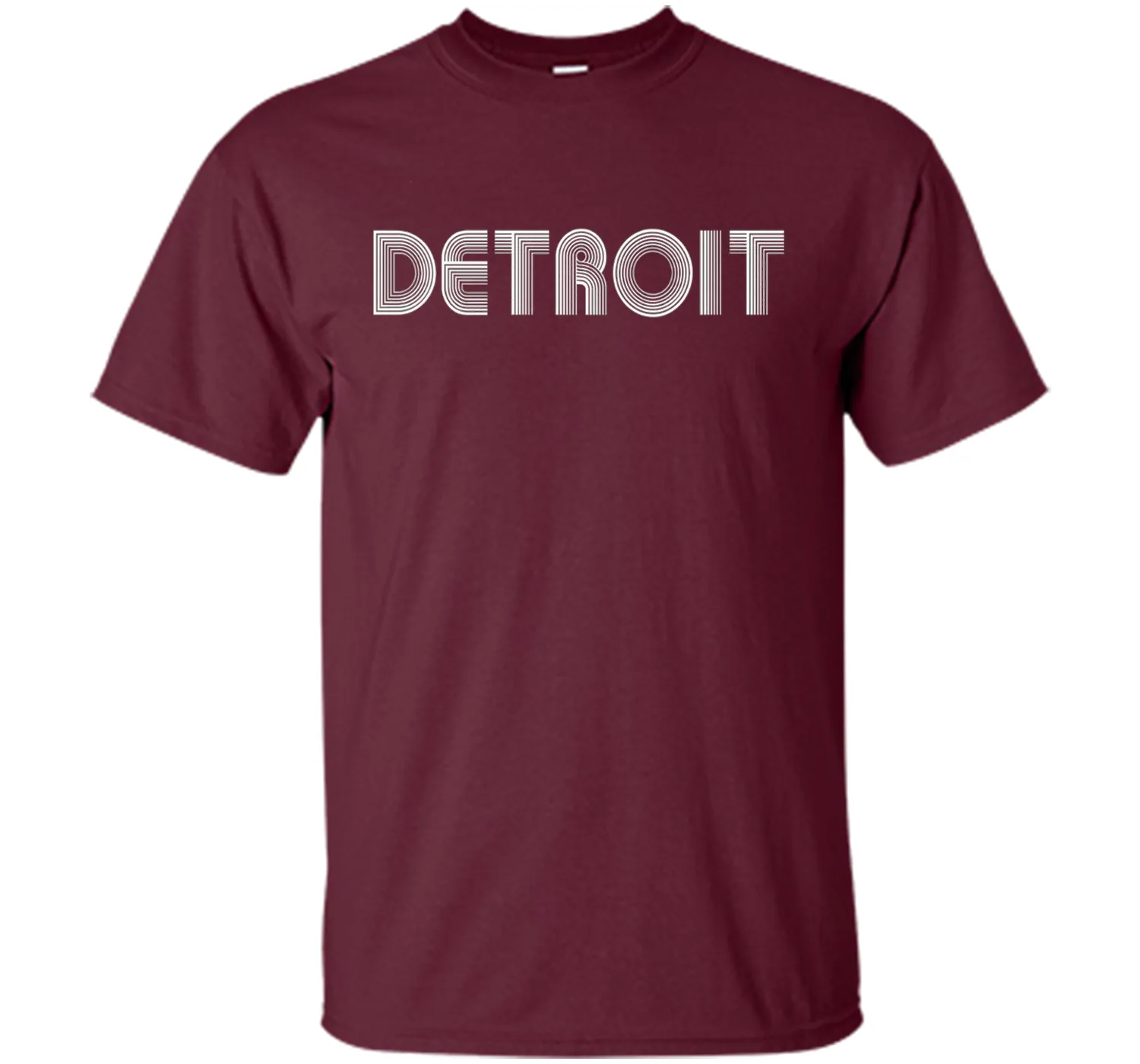 Detroit Michigan Retro - Motor City, Midwest T-Shirt