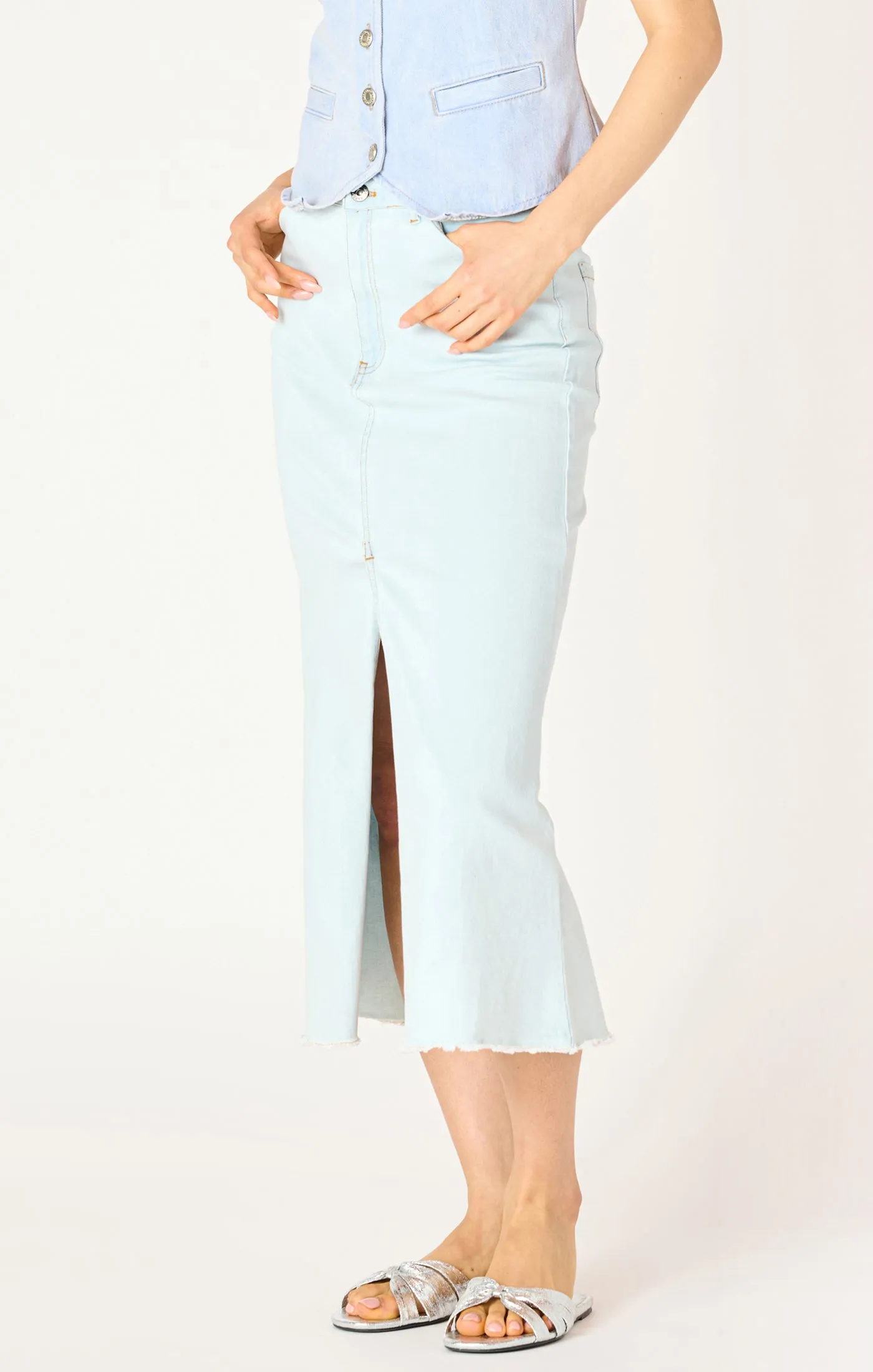 DEX- Denim Madi Skirt