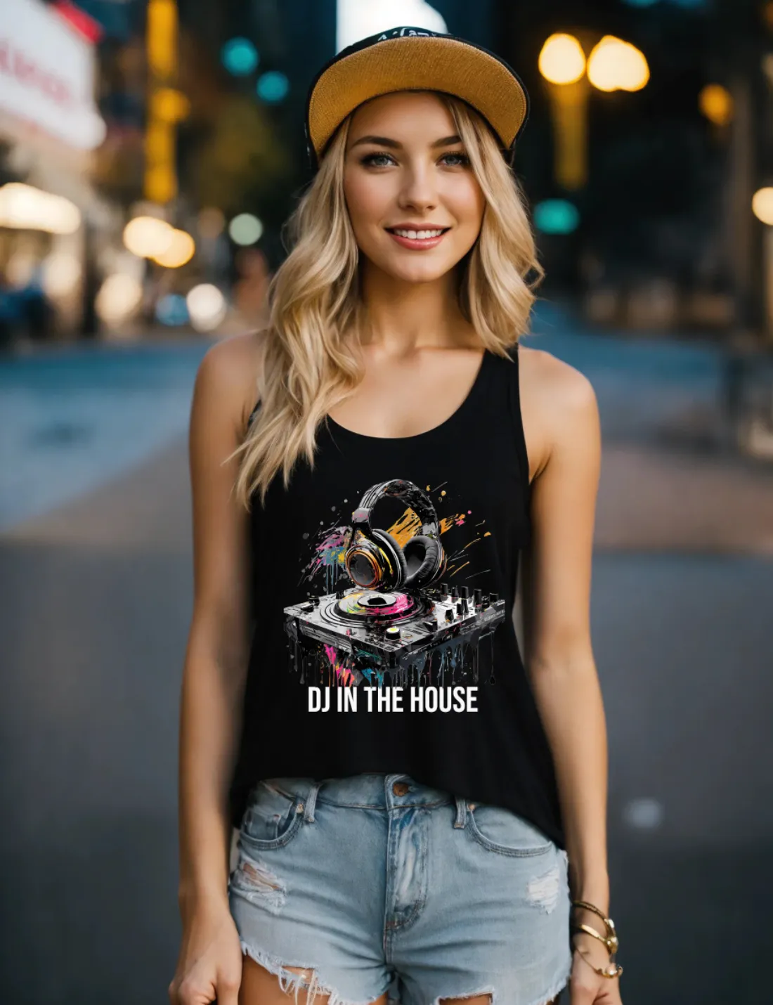 Dj in the House Art Exclusive Tank Top | Grooveman Music