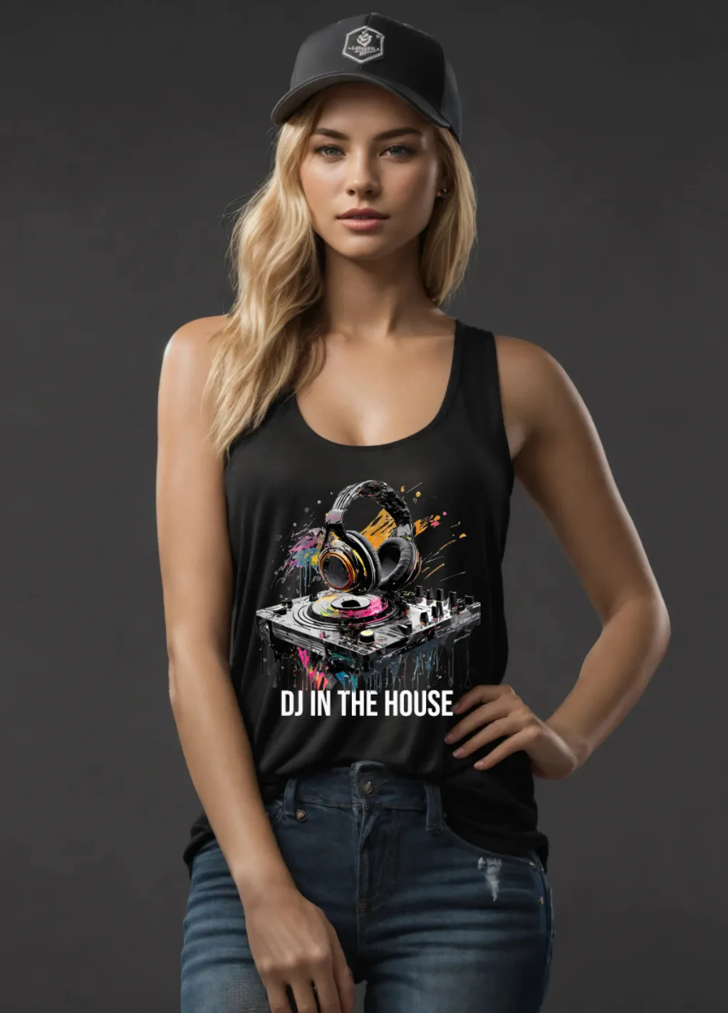 Dj in the House Art Exclusive Tank Top | Grooveman Music
