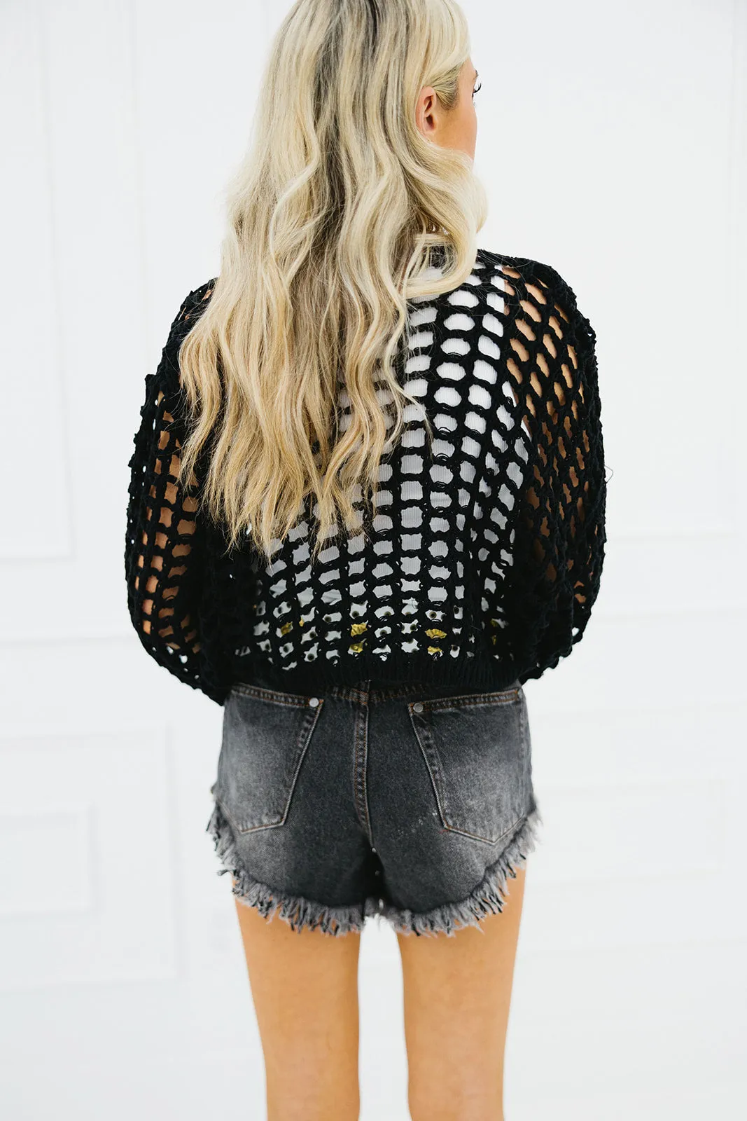Etta Knit Cardigan - Black