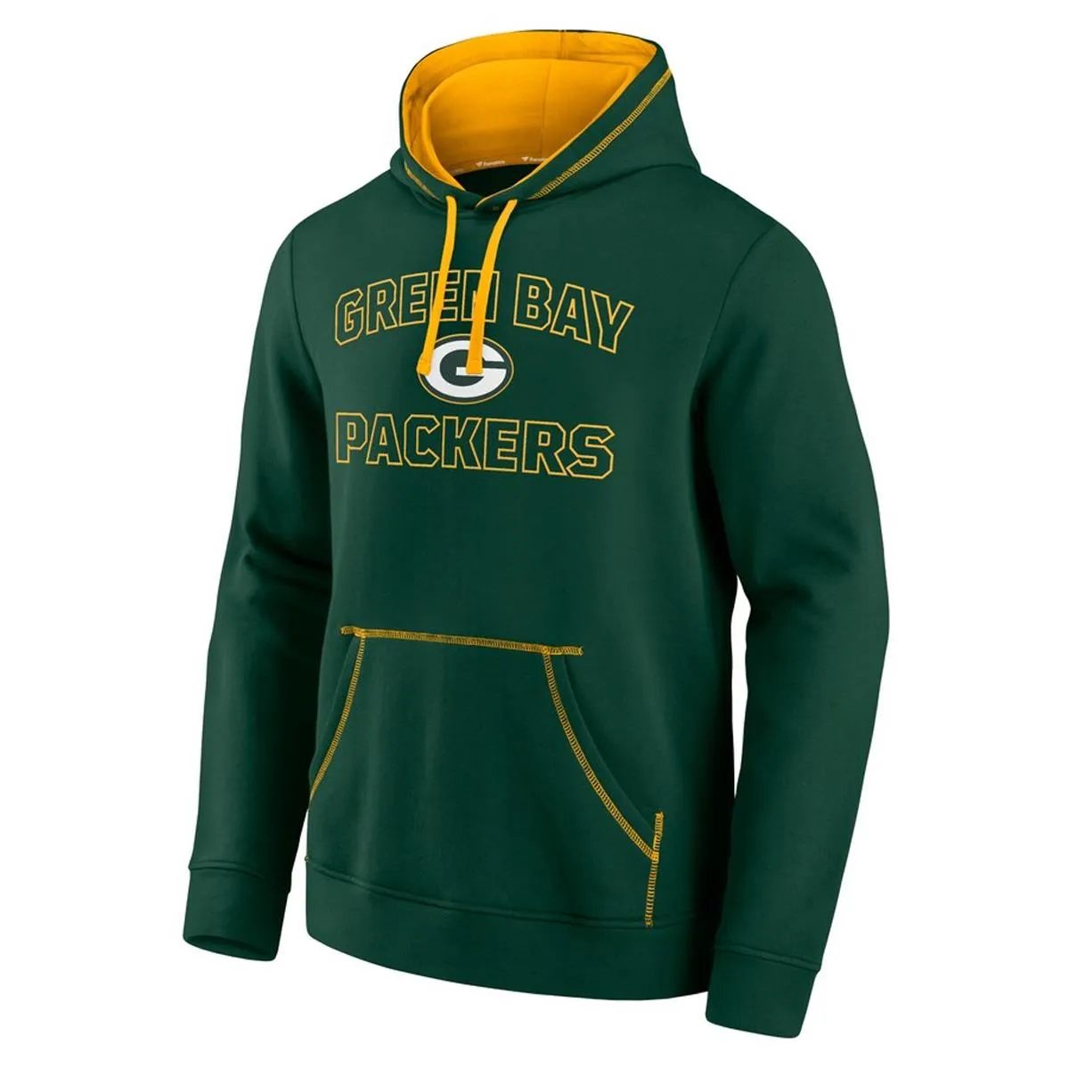 Fanatics NFL Men's Green Bay Packers Tiebreaker Fleece Pullover Hoodie