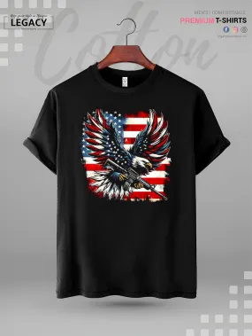 Flag of the United States High Quality Mens T shirt In Lowest Price In BD