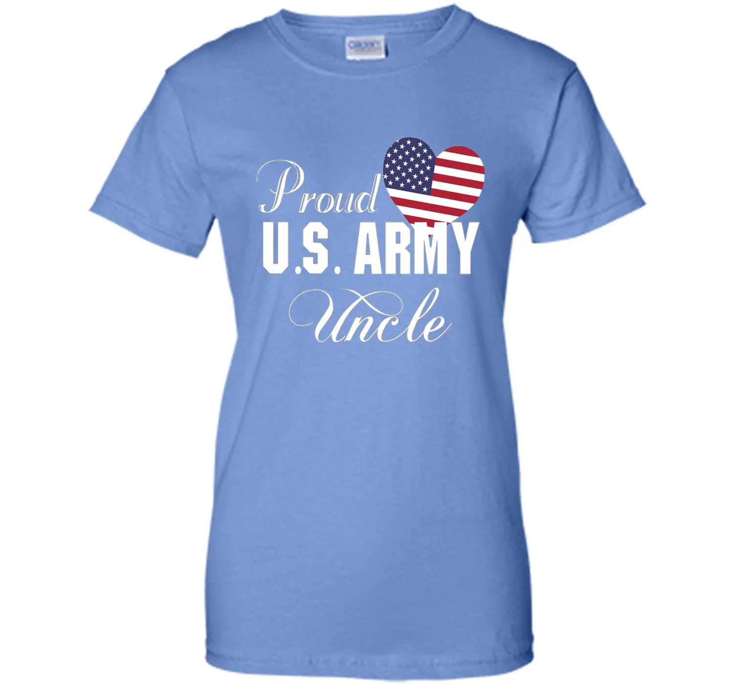 Gift for Father's Day - Proud U.S. Army Uncle Heart T-shirt