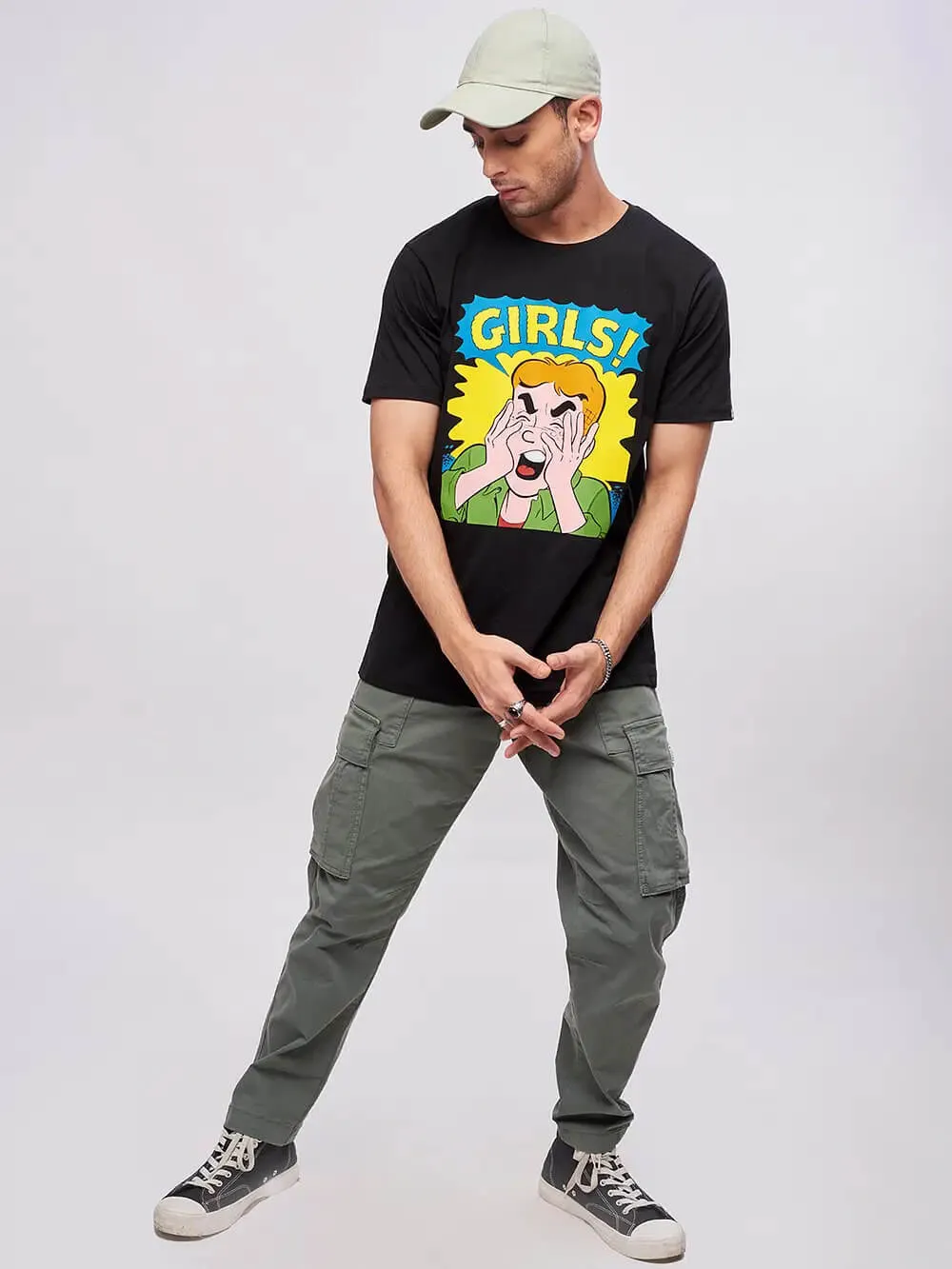 Girls Print High Quality In Cheapest Price Men's T-Shirt