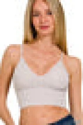 Hang Tight Seamless Padded Cami- Bone