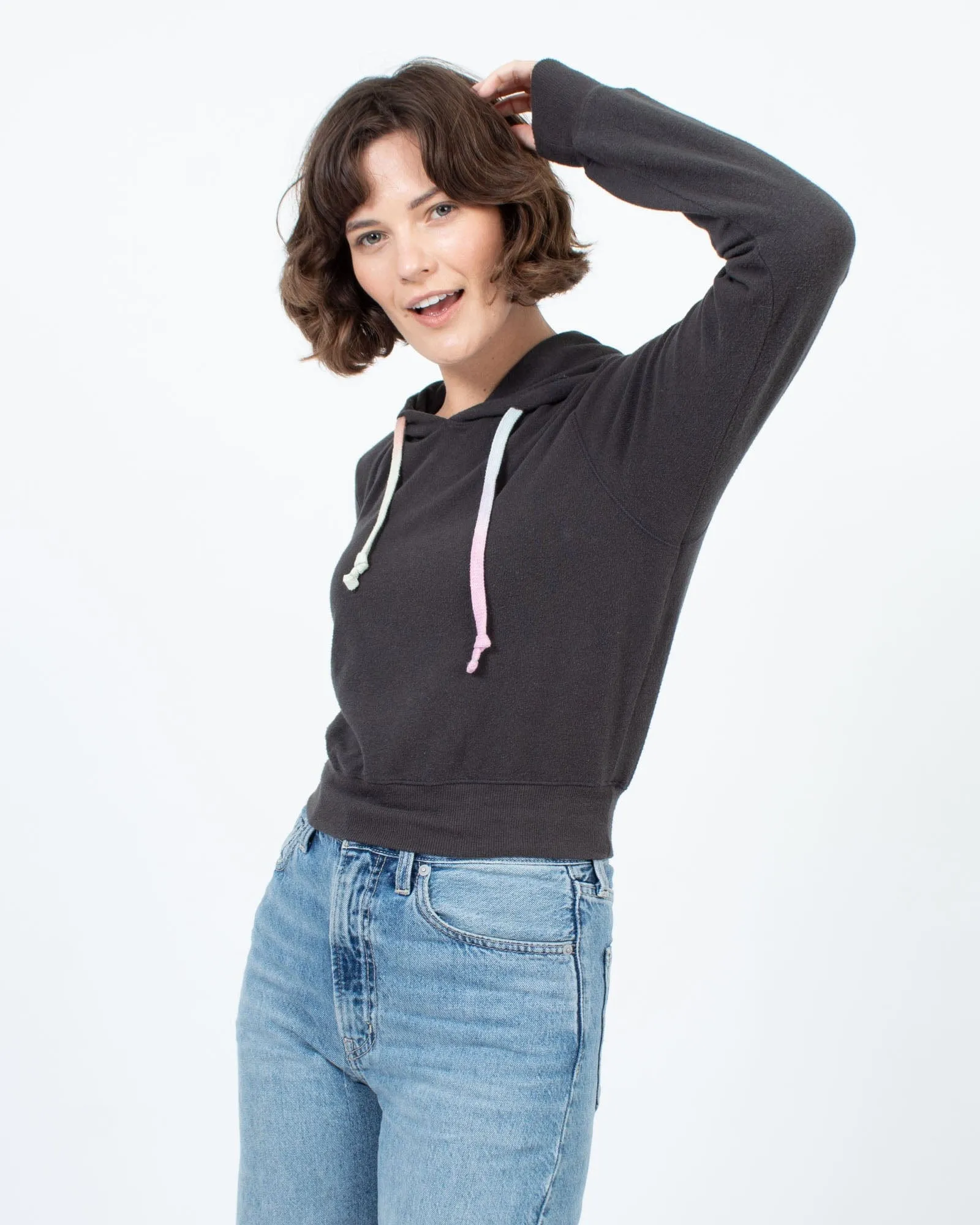 Hooded Crop Pullover Sweater