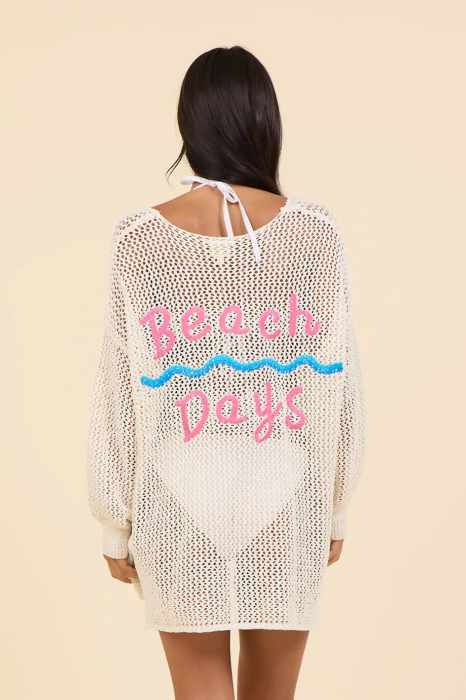Intarsia Beach Sweater