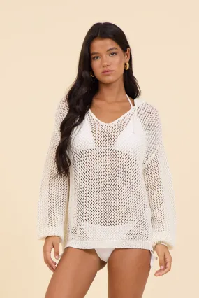 Intarsia Beach Sweater