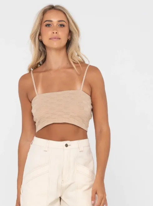 JAI KNITTED CROP TOP
