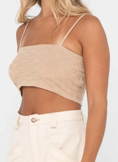 JAI KNITTED CROP TOP