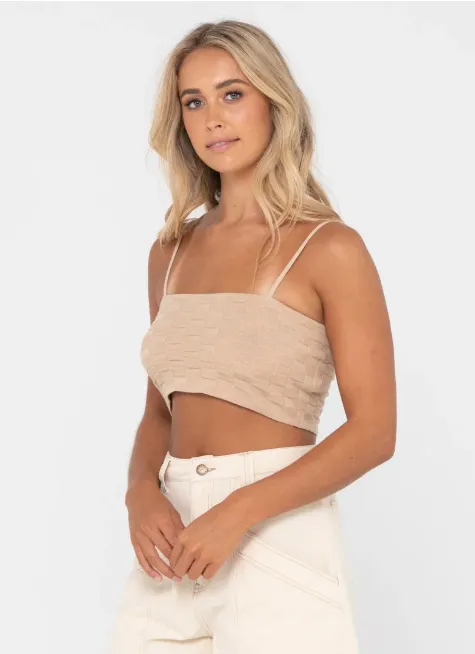 JAI KNITTED CROP TOP