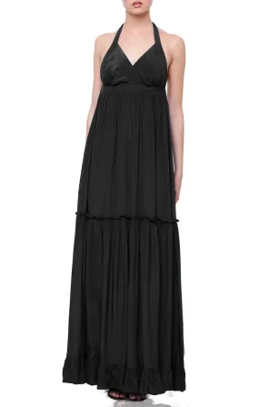 Ladies Black Maxi Dress