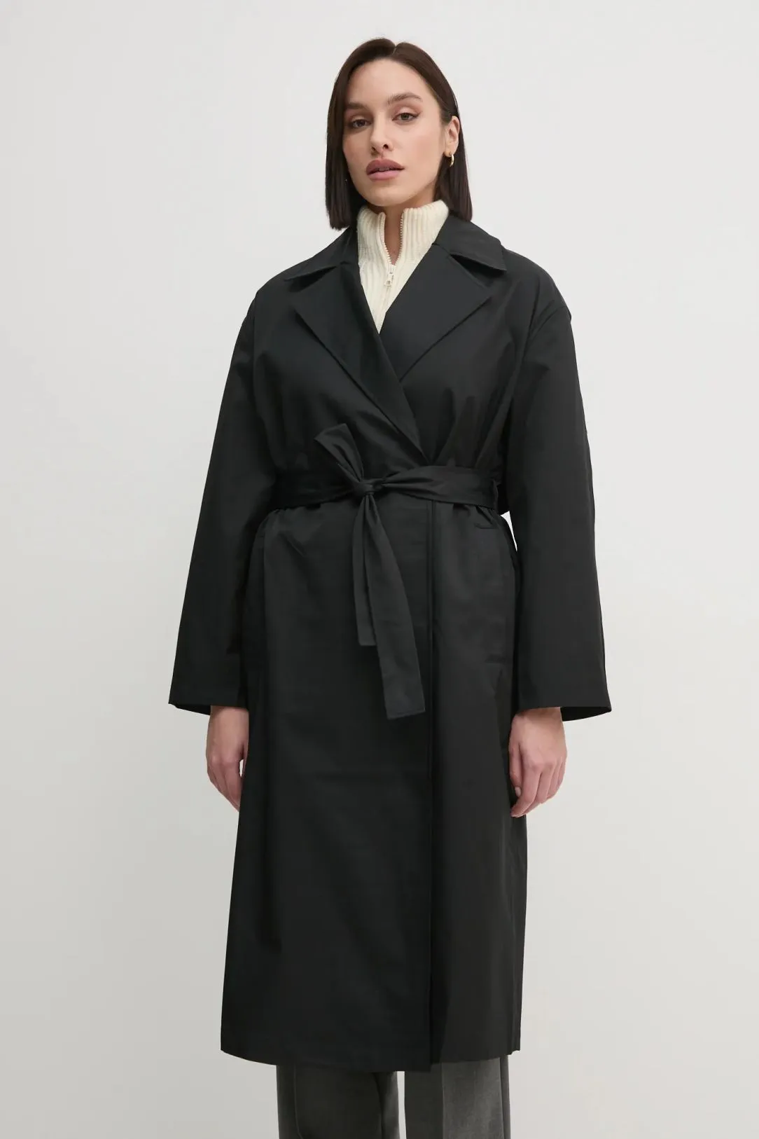 Ls Cotton Trench Coat