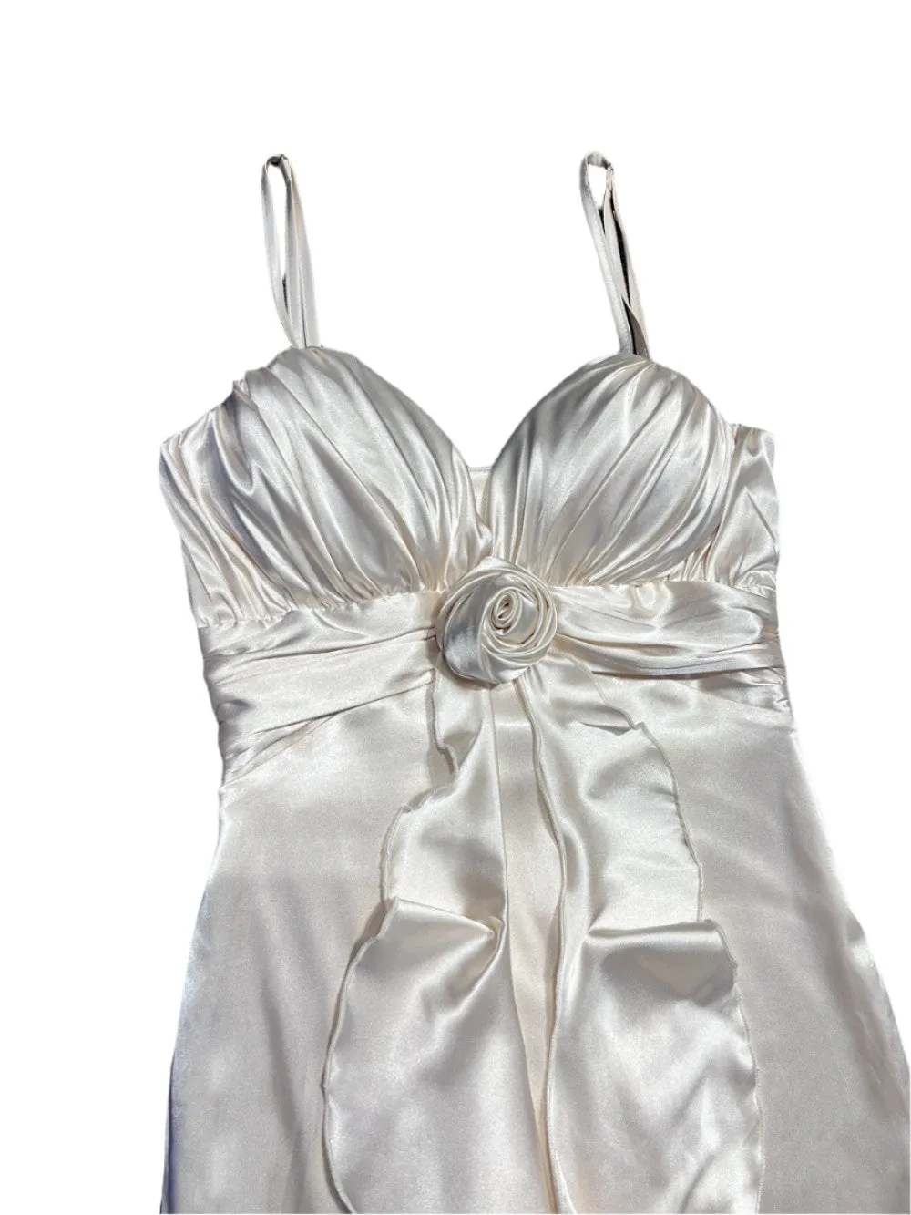 MAI Satin Maxi Bodycon Dress