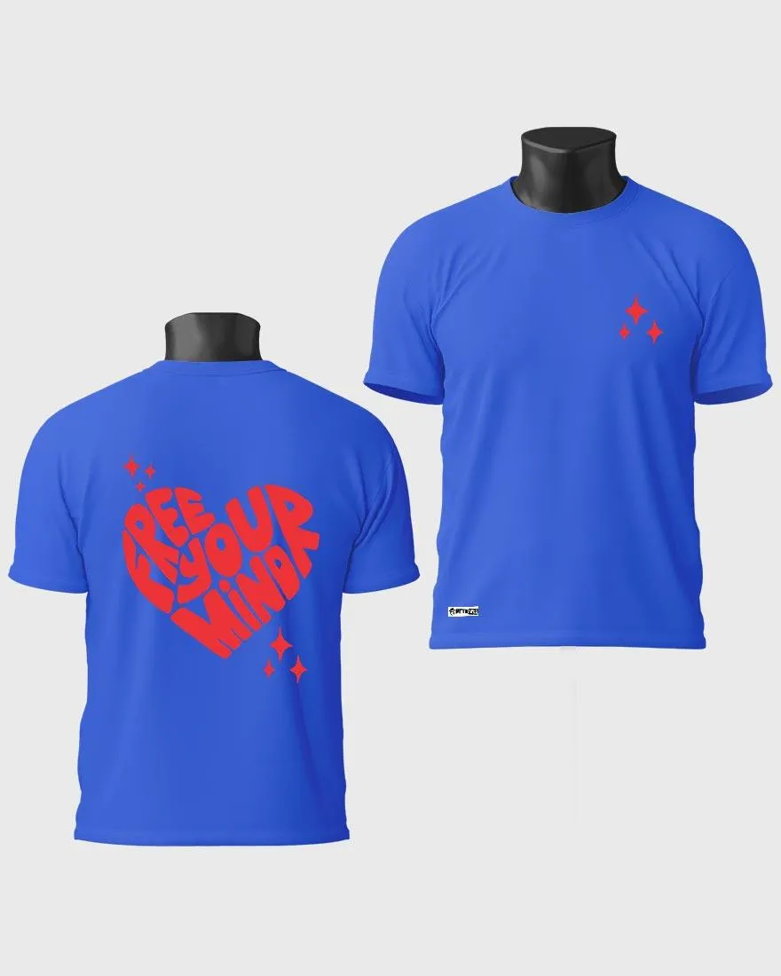 Mens Regular Tshirt Funky Mind Free Your Mind