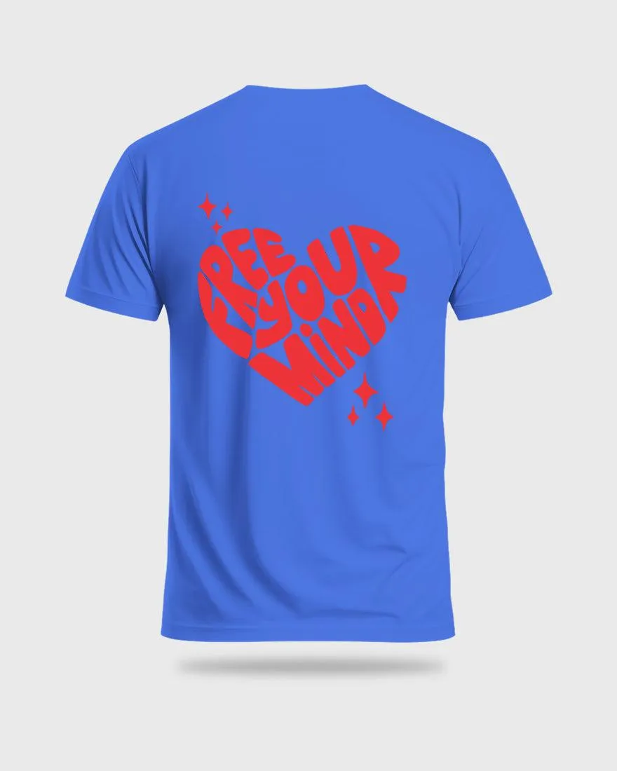 Mens Regular Tshirt Funky Mind Free Your Mind