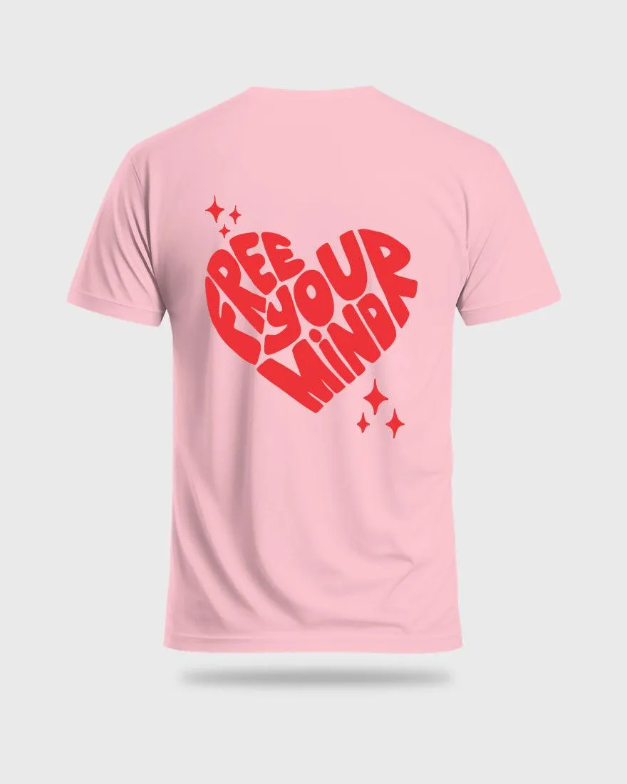 Mens Regular Tshirt Funky Mind Free Your Mind