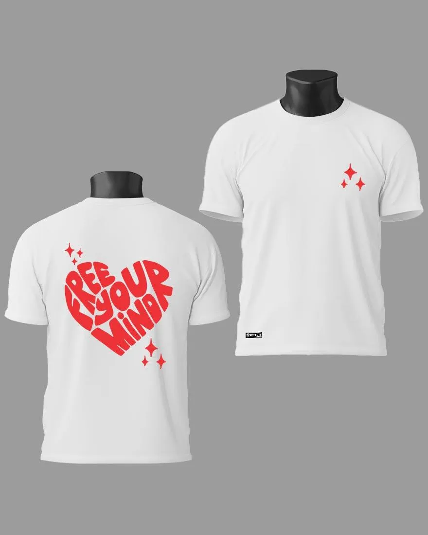 Mens Regular Tshirt Funky Mind Free Your Mind