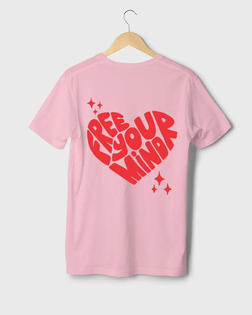 Mens Regular Tshirt Funky Mind Free Your Mind