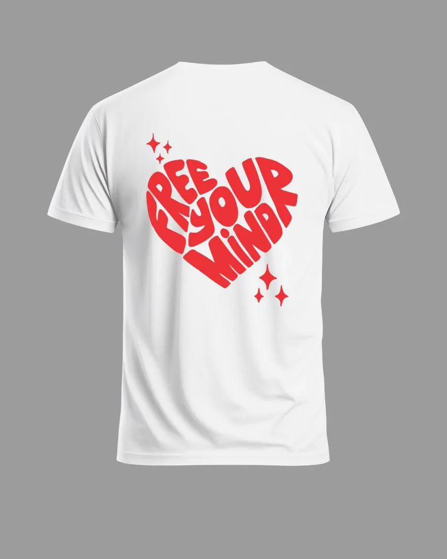Mens Regular Tshirt Funky Mind Free Your Mind